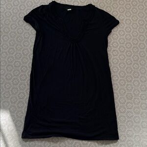 J. Crew Black Tunic Top